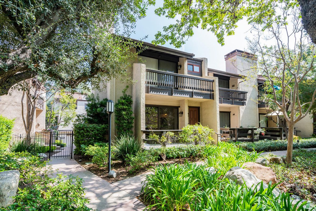 Warner Woods townhome exterior — Marylee St Woodland Hills